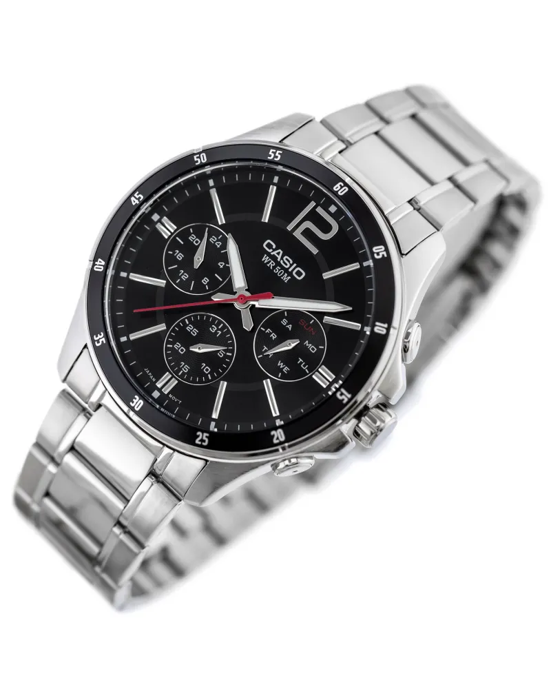 ZEGAREK MĘSKI CASIO MTP-1374D-1AV (zd063b) + BOX ZEGAREK MĘSKI CASIO MTP-1374D-1AV (zd063b) + BOX