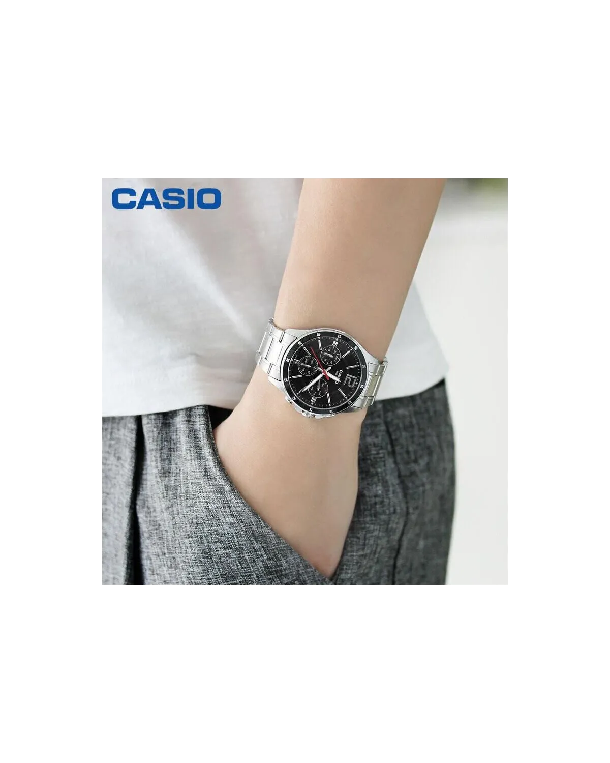 ZEGAREK MĘSKI CASIO MTP-1374D-1AV (zd063b) + BOX ZEGAREK MĘSKI CASIO MTP-1374D-1AV (zd063b) + BOX
