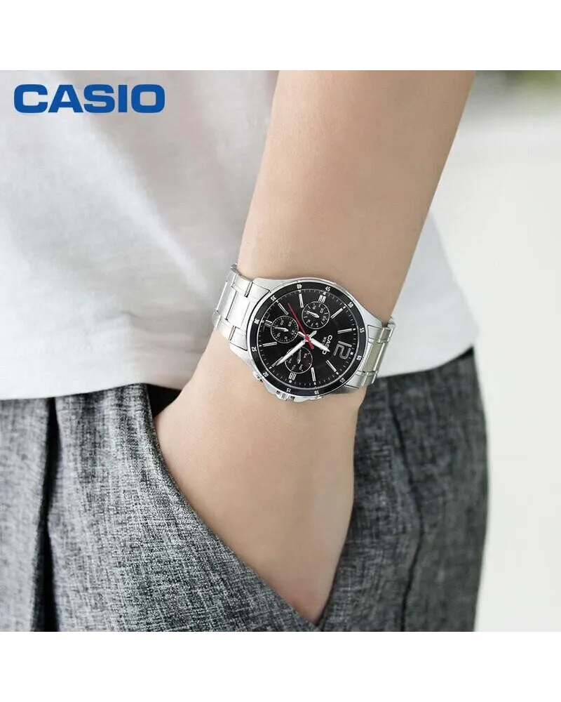 ZEGAREK MĘSKI CASIO MTP-1374D-1AV (zd063b) + BOX ZEGAREK MĘSKI CASIO MTP-1374D-1AV (zd063b) + BOX