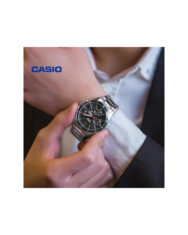 ZEGAREK MĘSKI CASIO MTP-1374D-1AV (zd063b) + BOX ZEGAREK MĘSKI CASIO MTP-1374D-1AV (zd063b) + BOX
