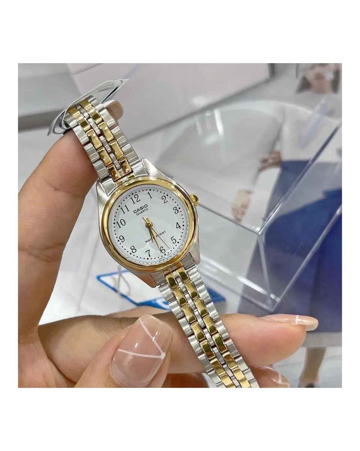 ZEGAREK DAMSKI CASIO LTP-1129G-7B (zd602b) + BOX ZEGAREK DAMSKI CASIO LTP-1129G-7B (zd602b) + BOX