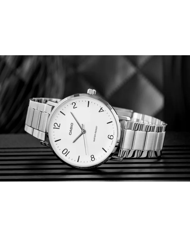 ZEGAREK MĘSKI CASIO MTP-VT03D-7B + BOX ZEGAREK MĘSKI CASIO MTP-VT03D-7B + BOX