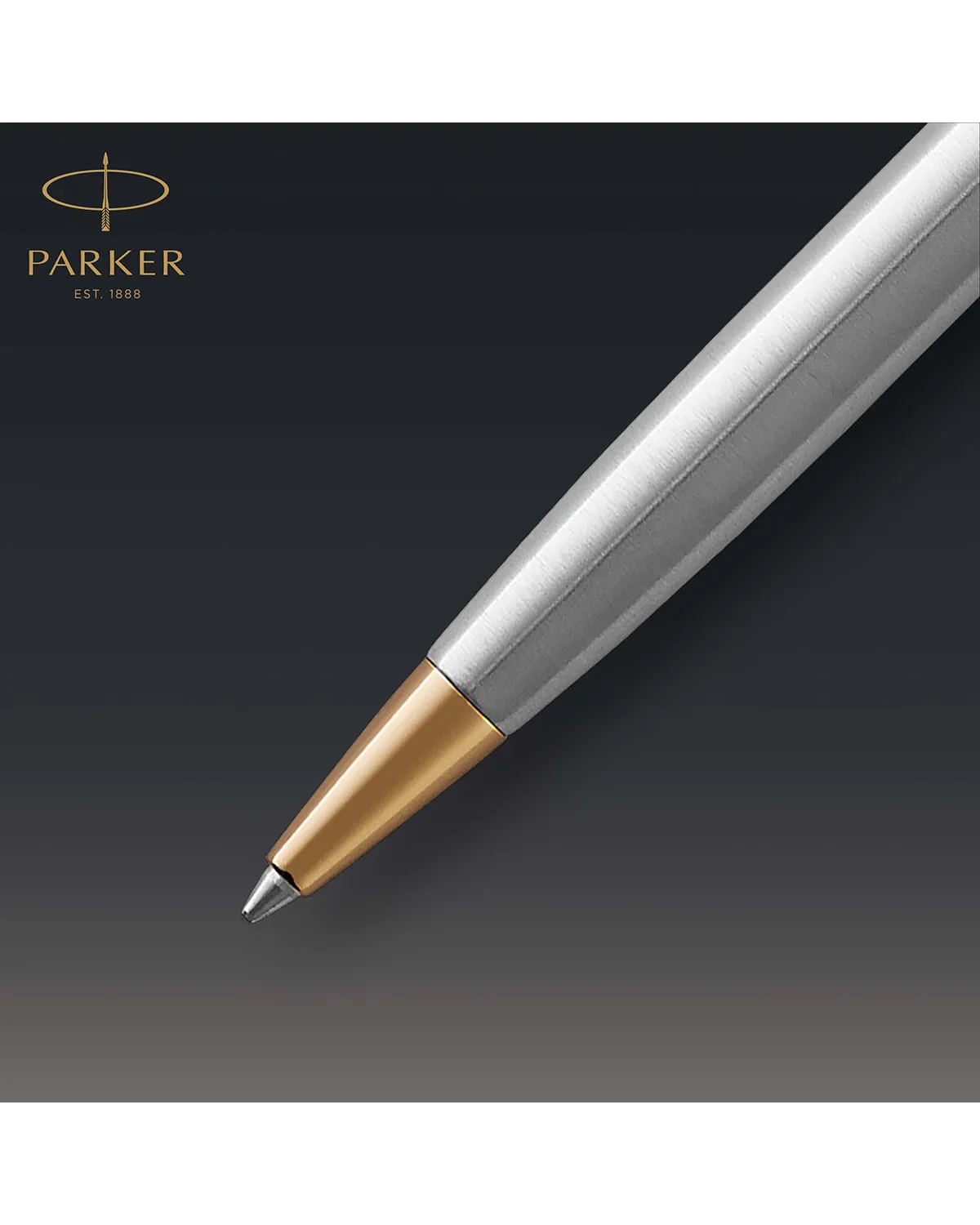Długopis + Pióro Parker Sonnet Stalowy GT (1931507/1) Długopis + Pióro Parker Sonnet Stalowy GT (1931507/1)