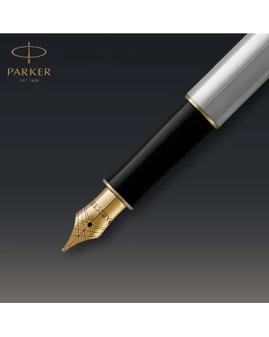 Długopis + Pióro Parker Sonnet Stalowy GT (1931507/1) Długopis + Pióro Parker Sonnet Stalowy GT (1931507/1)