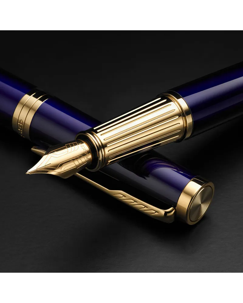 Długopis + Pióro Parker Ingenuity Granatowe GT (2182012/1)