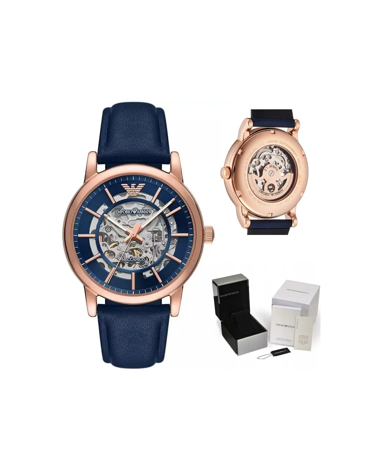 Zegarek męski ARMANI AUTOMATIC AR60050 (zi060a) Zegarek męski ARMANI AUTOMATIC AR60050 (zi060a)