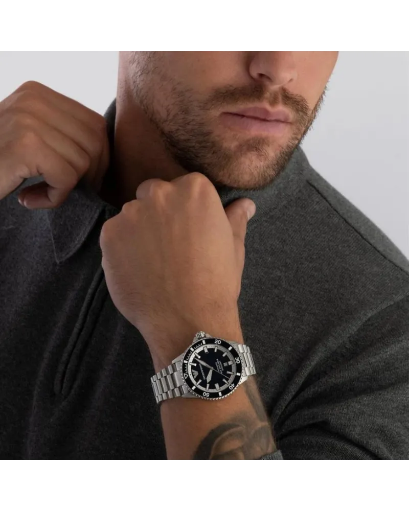 ZEGAREK MĘSKI EMPORIO ARMANI AR60079 Sea Explorer AUTOMATIC (zi110a) + BOX ZEGAREK MĘSKI EMPORIO ARMANI AR60079 Sea Explorer AUTOMATIC (zi110a) + BOX