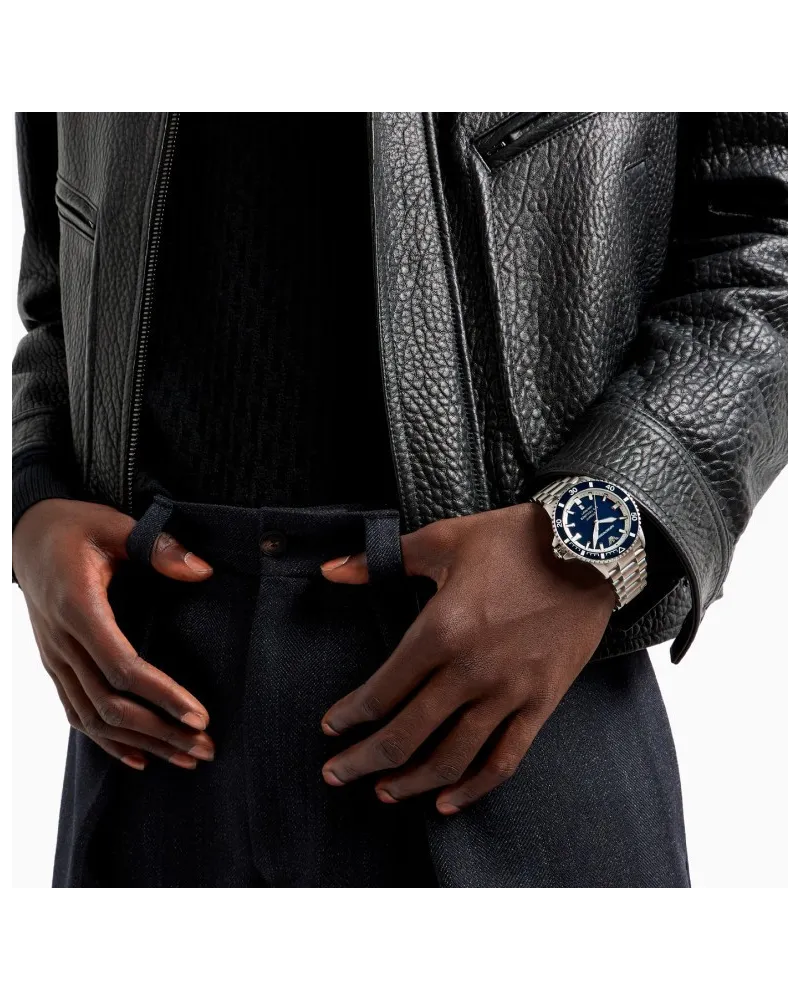 ZEGAREK MĘSKI EMPORIO ARMANI AR60079 Sea Explorer AUTOMATIC (zi110a) + BOX ZEGAREK MĘSKI EMPORIO ARMANI AR60079 Sea Explorer AUTOMATIC (zi110a) + BOX