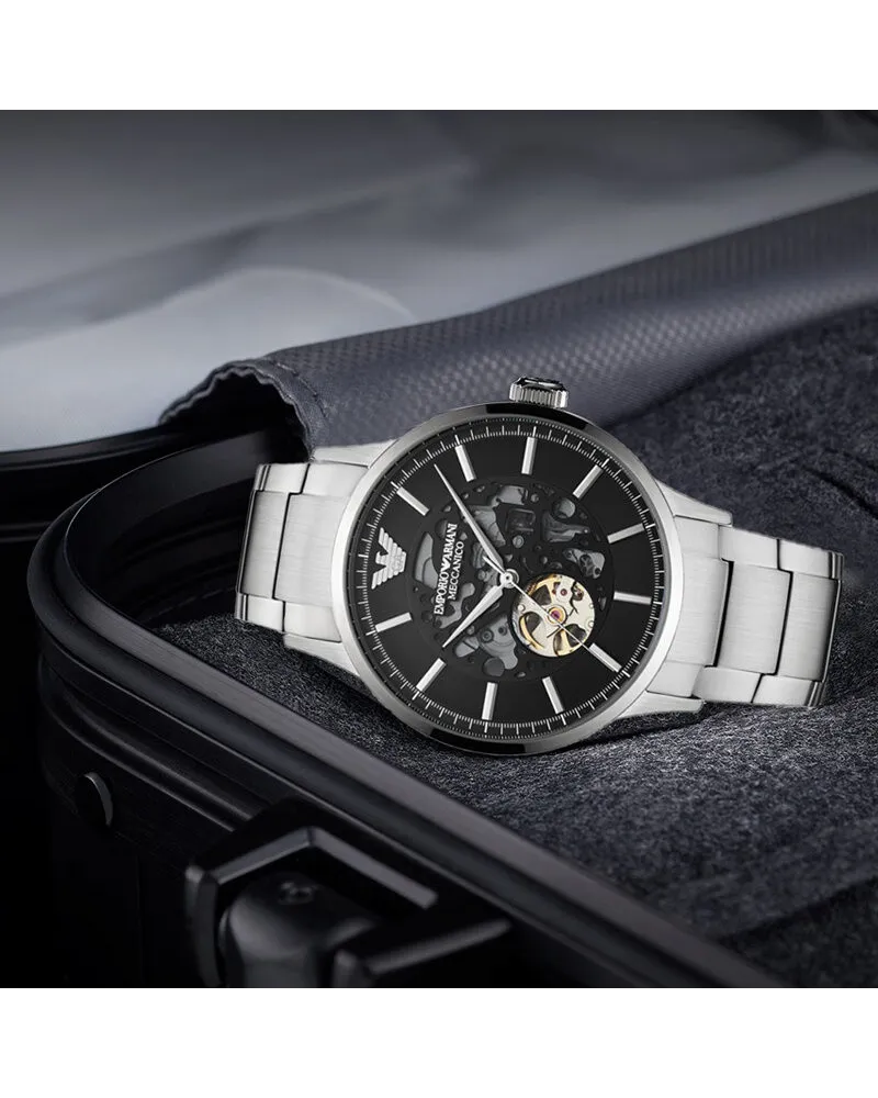 Zegarek męski EMPORIO ARMANI RENATO AUTOMATIC AR60055 (zi058a))