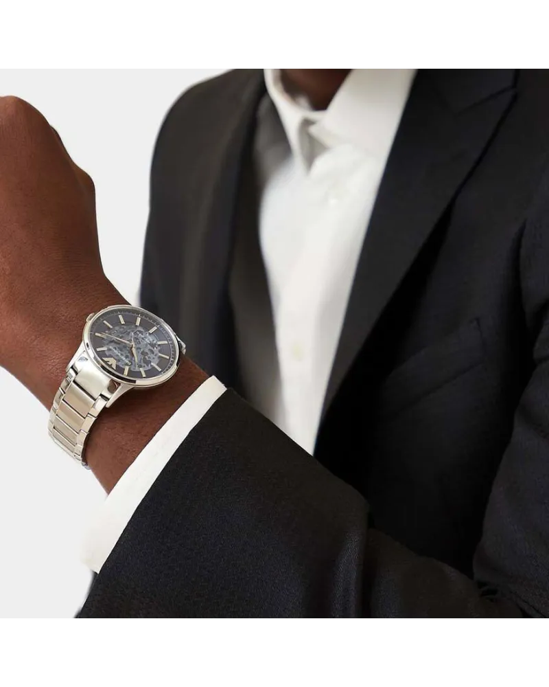 Zegarek męski EMPORIO ARMANI SKELETON AUTOMATIC AR60037 (zi054a) Zegarek męski EMPORIO ARMANI SKELETON AUTOMATIC AR60037 (zi054a)