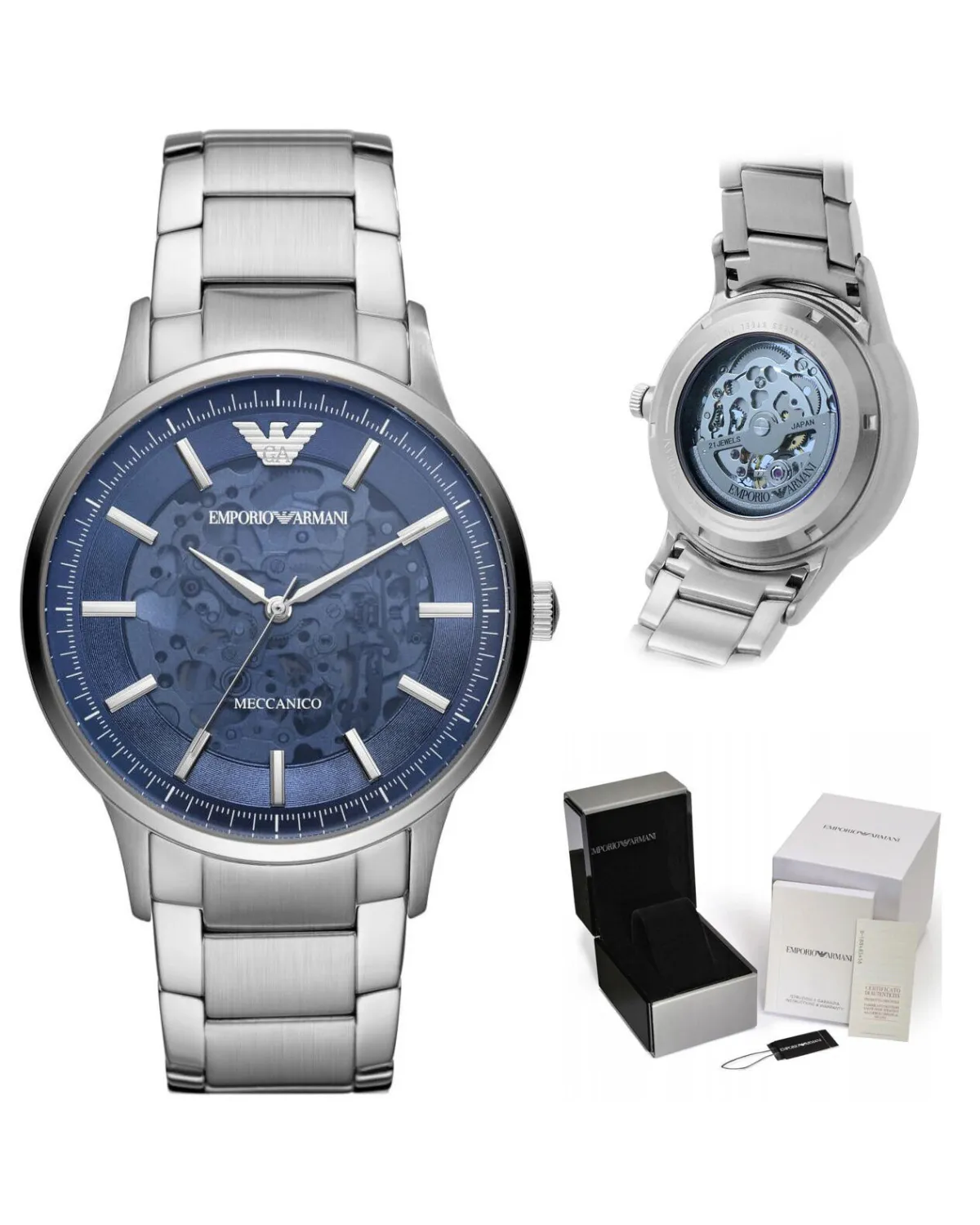 Zegarek męski EMPORIO ARMANI SKELETON AUTOMATIC AR60037 (zi054a) Zegarek męski EMPORIO ARMANI SKELETON AUTOMATIC AR60037 (zi054a)