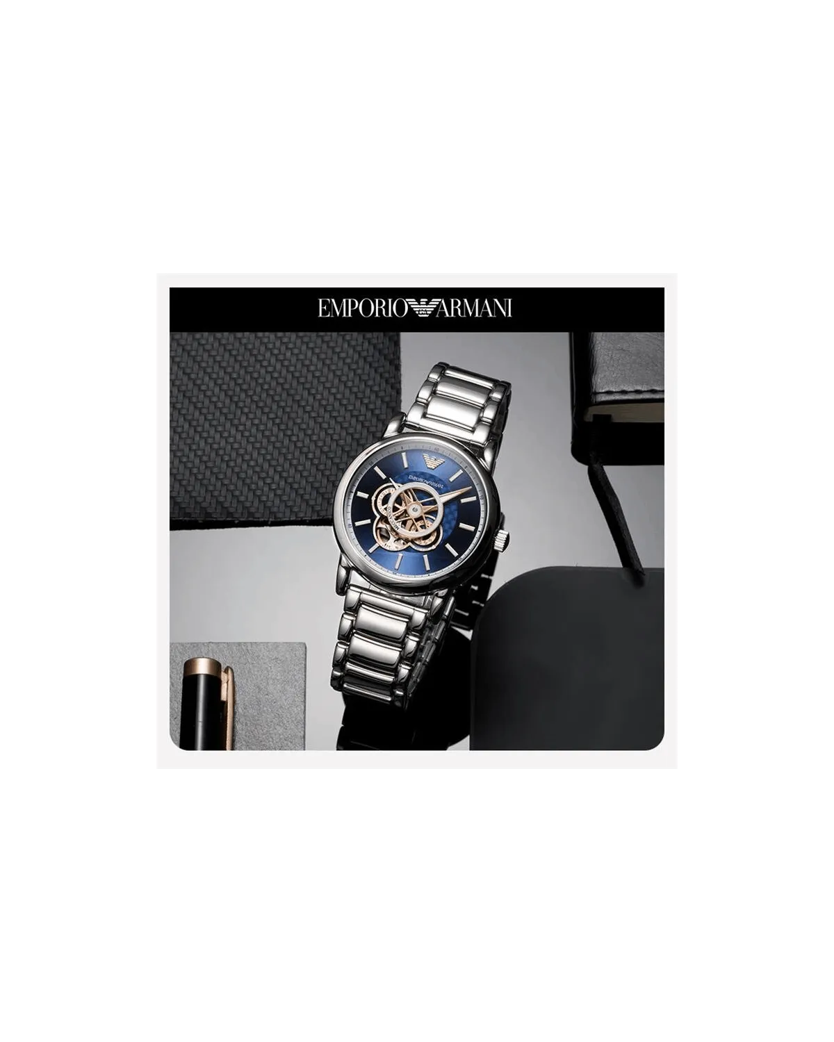 Zegarek męski EMPORIO ARMANI LUIGI Open Heart AUTOMATIC AR60036 Zegarek męski EMPORIO ARMANI LUIGI Open Heart AUTOMATIC AR60036