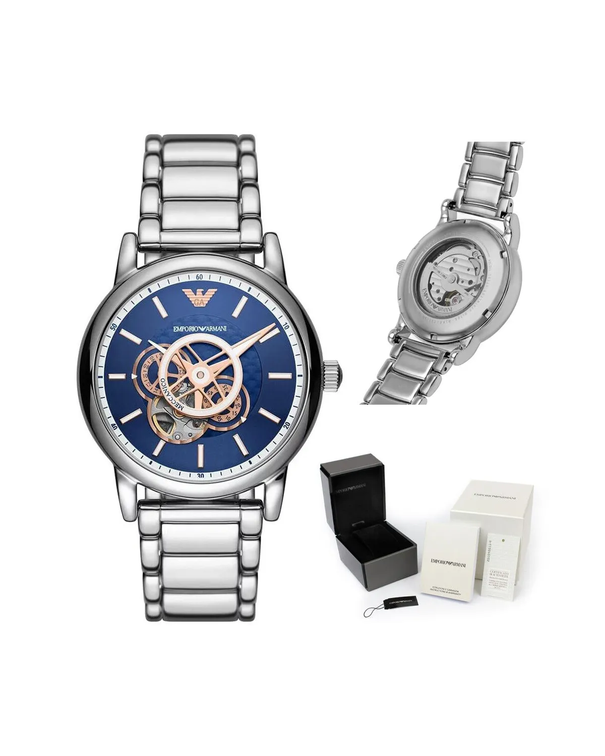 Zegarek męski EMPORIO ARMANI LUIGI Open Heart AUTOMATIC AR60036 Zegarek męski EMPORIO ARMANI LUIGI Open Heart AUTOMATIC AR60036