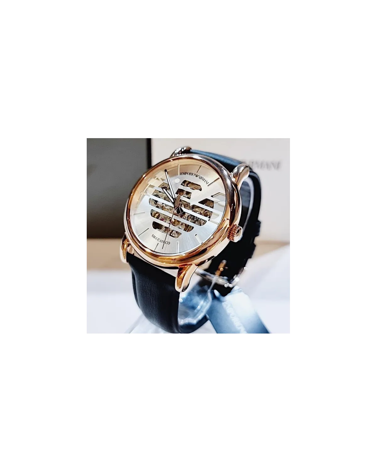 ZEGAREK MĘSKI EMPORIO ARMANI LUIGI AUTOMATIC AR60031 + BOX (zi062b)