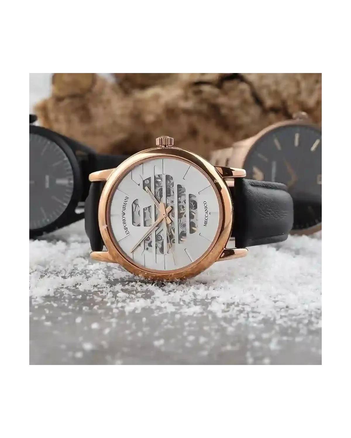 ZEGAREK MĘSKI EMPORIO ARMANI LUIGI AUTOMATIC AR60031 + BOX (zi062b)