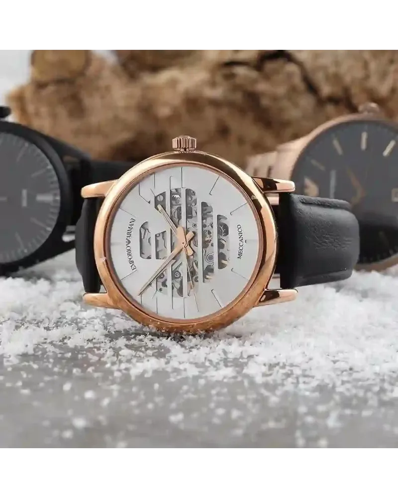 ZEGAREK MĘSKI EMPORIO ARMANI LUIGI AUTOMATIC AR60031 + BOX (zi062b)