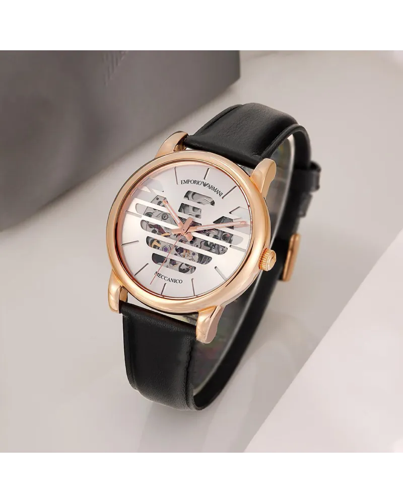 ZEGAREK MĘSKI EMPORIO ARMANI LUIGI AUTOMATIC AR60031 + BOX (zi062b)