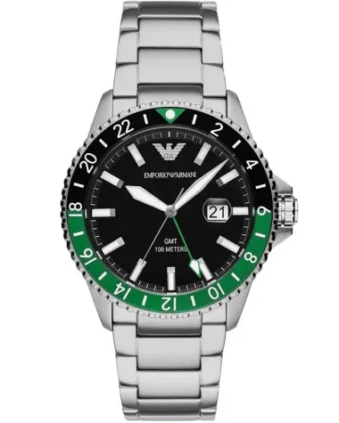 ZEGAREK MĘSKI EMPORIO ARMANI AR11589 - Diver GMT (zi112a)
