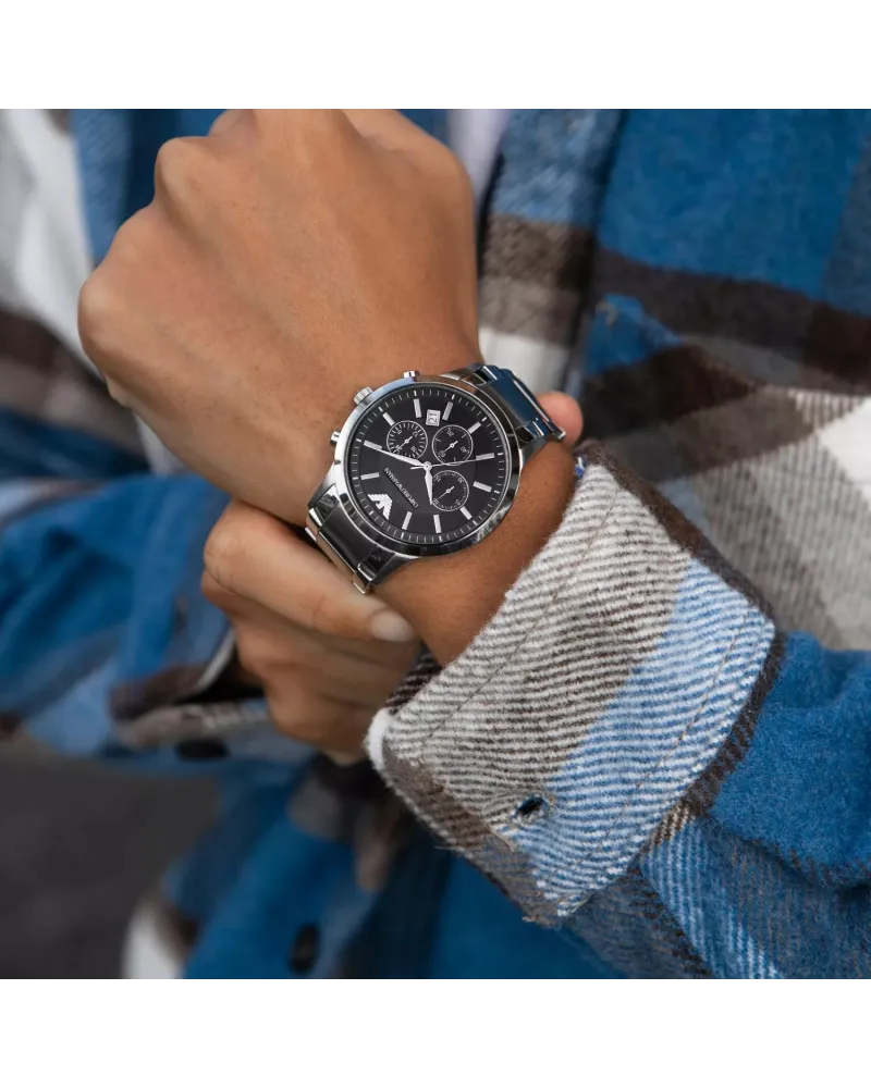 ZEGAREK MĘSKI EMPORIO ARMANI AR2434 - RENATO + BOX ZEGAREK MĘSKI EMPORIO ARMANI AR2434 - RENATO + BOX