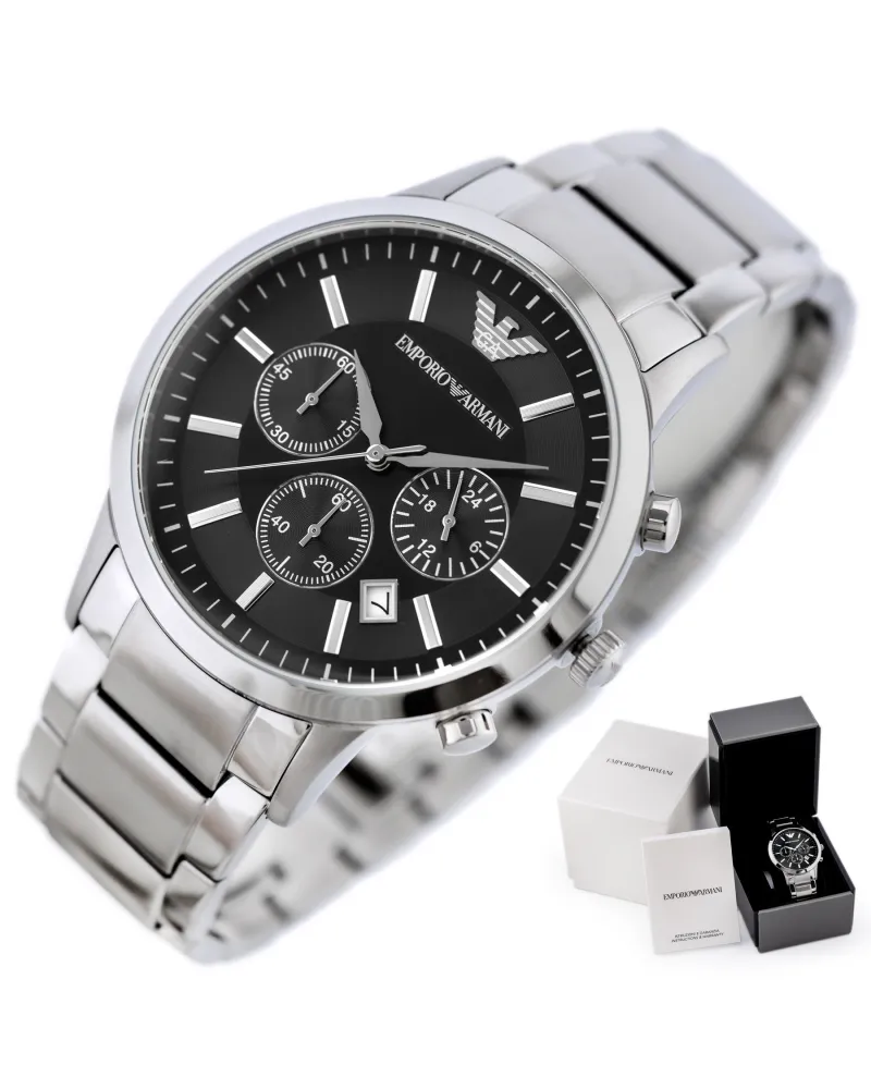 ZEGAREK MĘSKI EMPORIO ARMANI AR2434 - RENATO + BOX ZEGAREK MĘSKI EMPORIO ARMANI AR2434 - RENATO + BOX