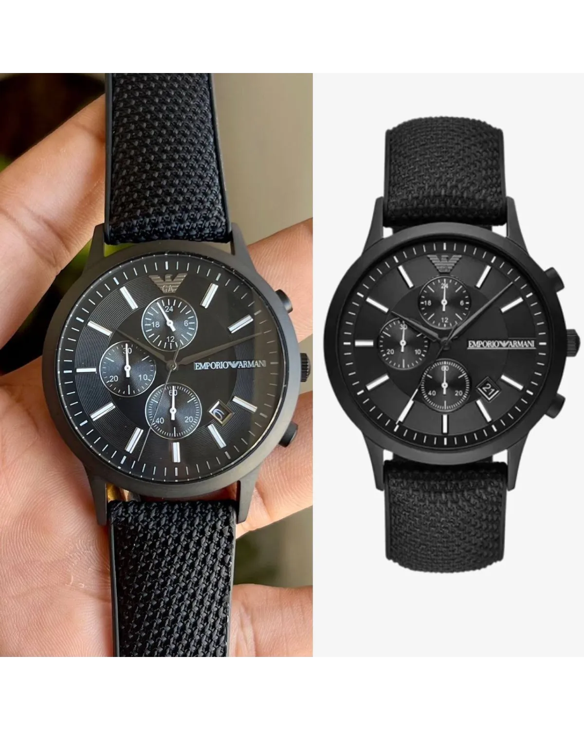 ZEGAREK MĘSKI EMPORIO ARMANI AR11457 RENATO CHRONO(zi052a)