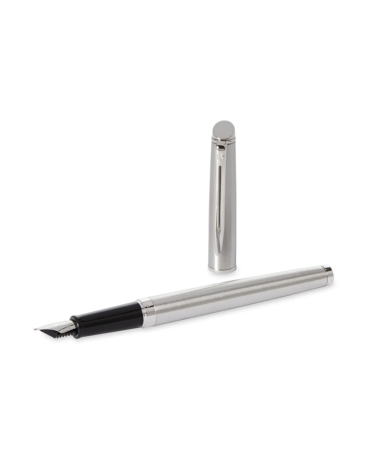 Długopis i Pióro Waterman Hemisphere stalowy CT w Pudełku z Grawerem (S0920470/3)