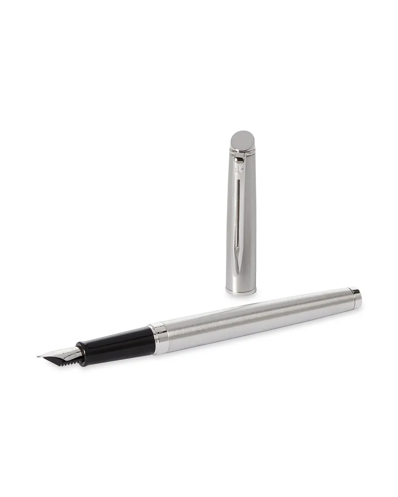 Długopis i Pióro Waterman Hemisphere stalowy CT w Pudełku z Grawerem (S0920470/3)