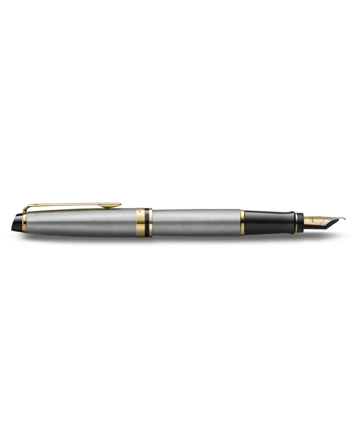 Długopis i Pi&oacute;ro Waterman Expert stalowy GT w Pudełku z Grawerem (S0952000/2)