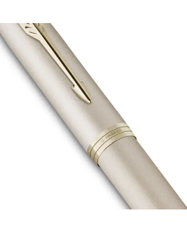 Pióro wieczne Parker IM Professionals Monochrome Champagne w Pudełku z Grawerem (2172953/5)