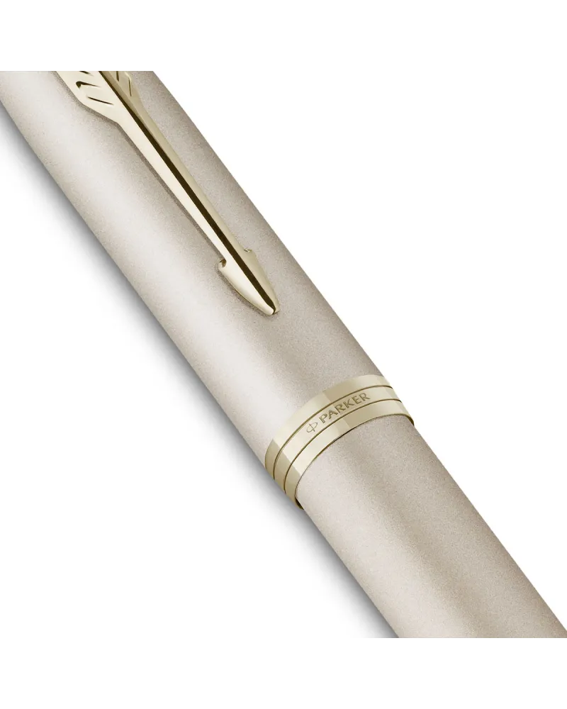 Pióro wieczne Parker IM Professionals Monochrome Champagne w Pudełku z Grawerem (2172953/5)