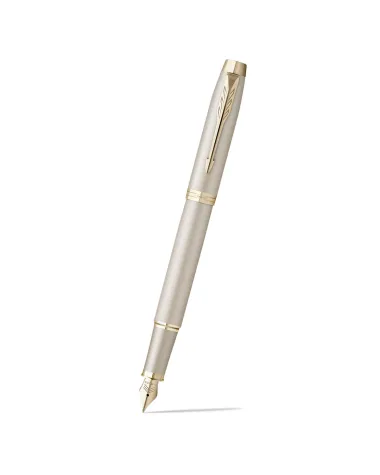 Pióro wieczne Parker IM Professionals Monochrome Champagne w Pudełku z Grawerem (2172953/5)