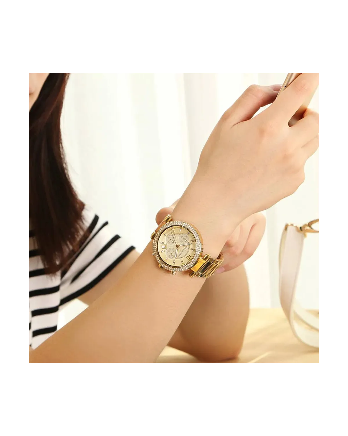 ZEGAREK DAMSKI MICHAEL KORS MK5354 -PARKER (zm508d) + BOX ZEGAREK DAMSKI MICHAEL KORS MK5354 -PARKER (zm508d) + BOX