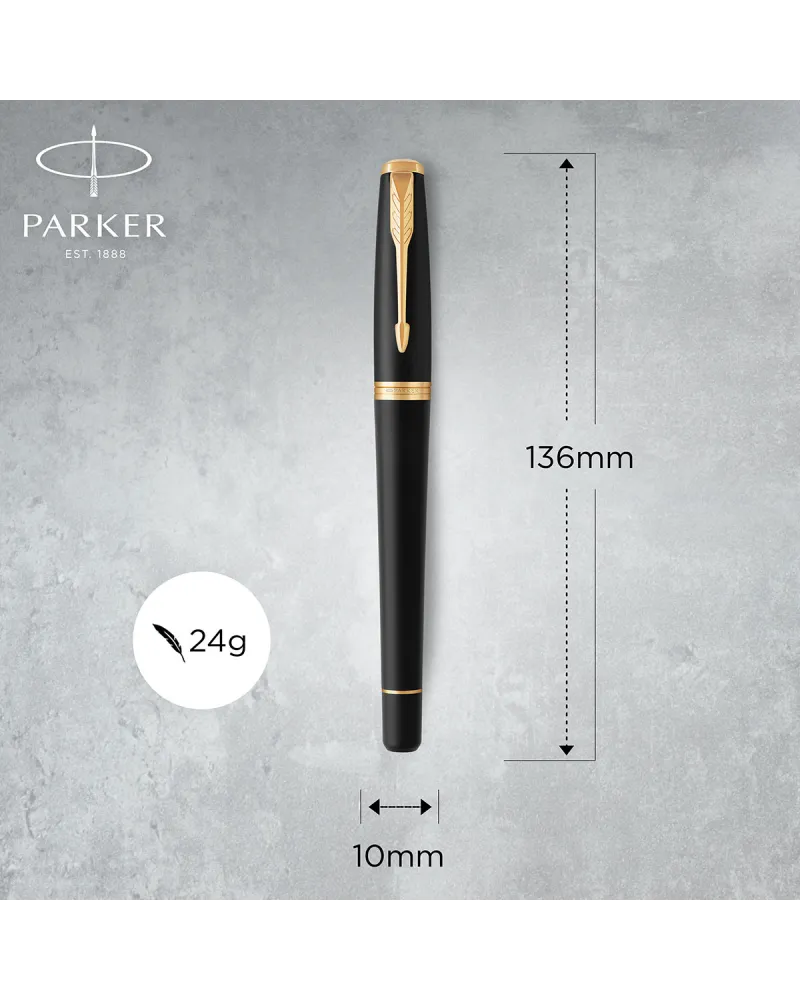 Zestaw Pióro wieczne Parker Urban Black GT + Zegarek Paul Lorens + Spinki (1931601/9)