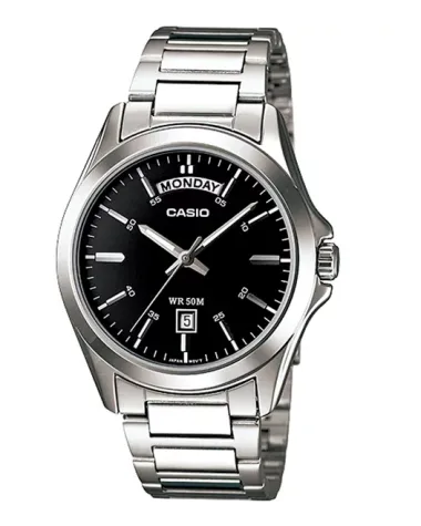 ZEGAREK MĘSKI CASIO MTP-1370D-1A1V (zd025b) + BOX