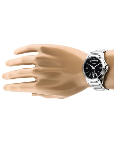 ZEGAREK MĘSKI CASIO MTP-1370D-1A1V (zd025b) + BOX