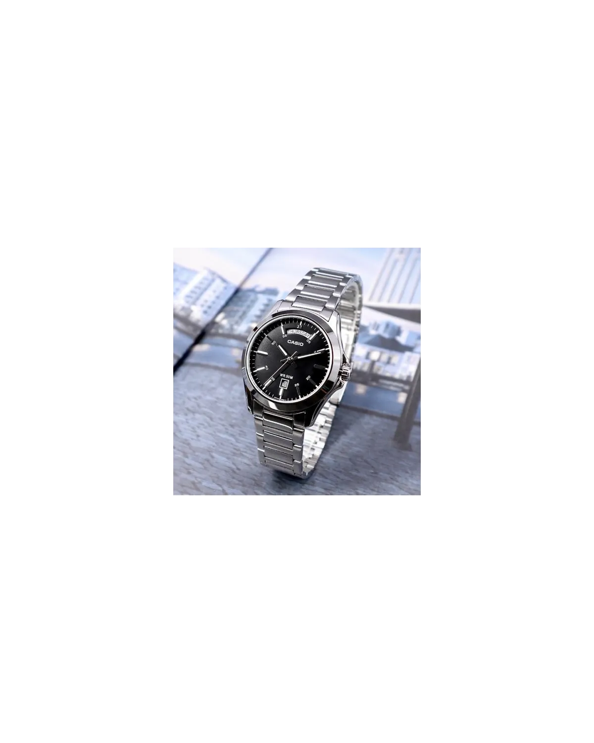 ZEGAREK MĘSKI CASIO MTP-1370D-1A1V (zd025b) + BOX ZEGAREK MĘSKI CASIO MTP-1370D-1A1V (zd025b) + BOX