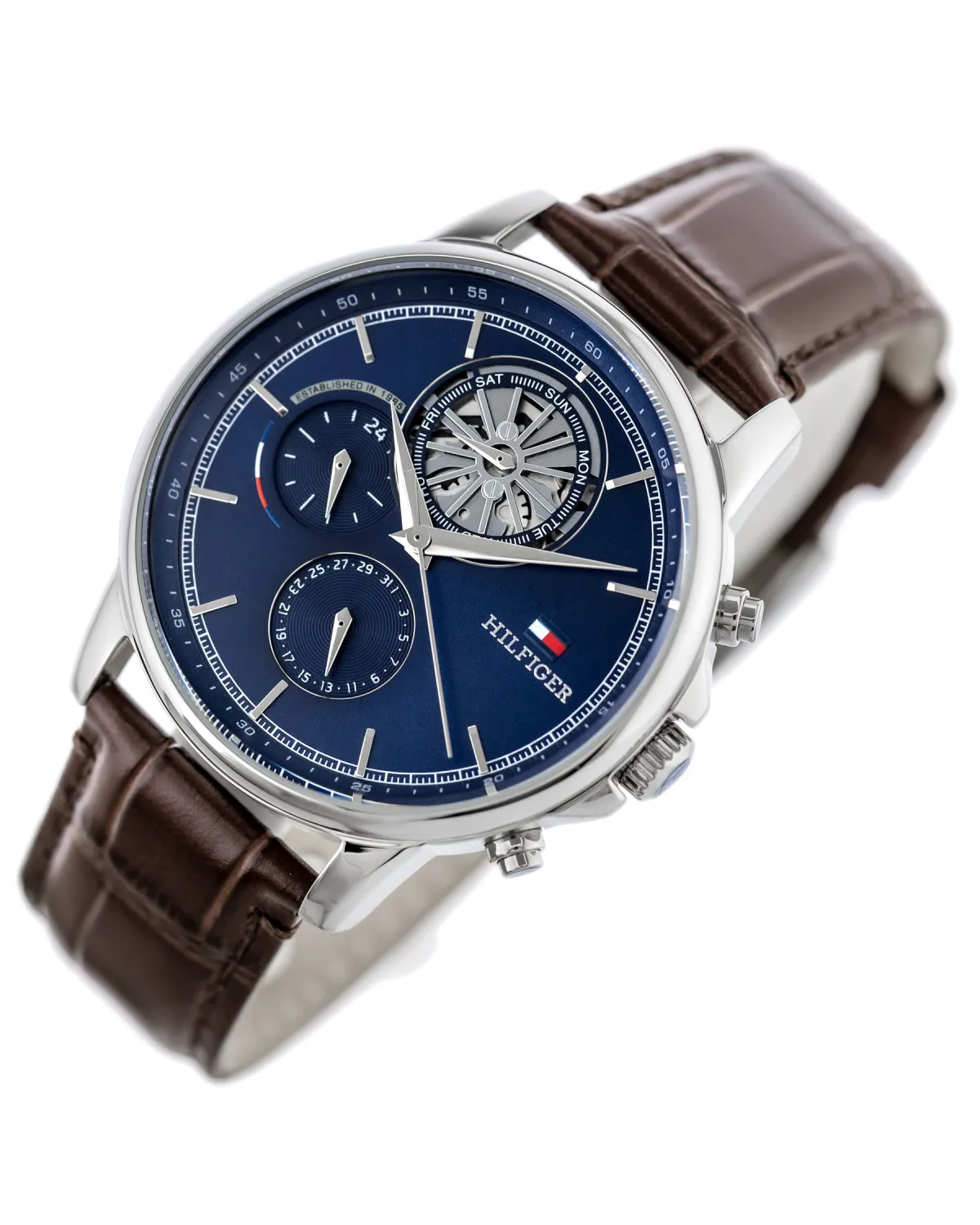 ZEGAREK MĘSKI TOMMY HILFIGER 1710629 Steward Open Heart + BOX ZEGAREK MĘSKI TOMMY HILFIGER 1710629 Steward Open Heart + BOX