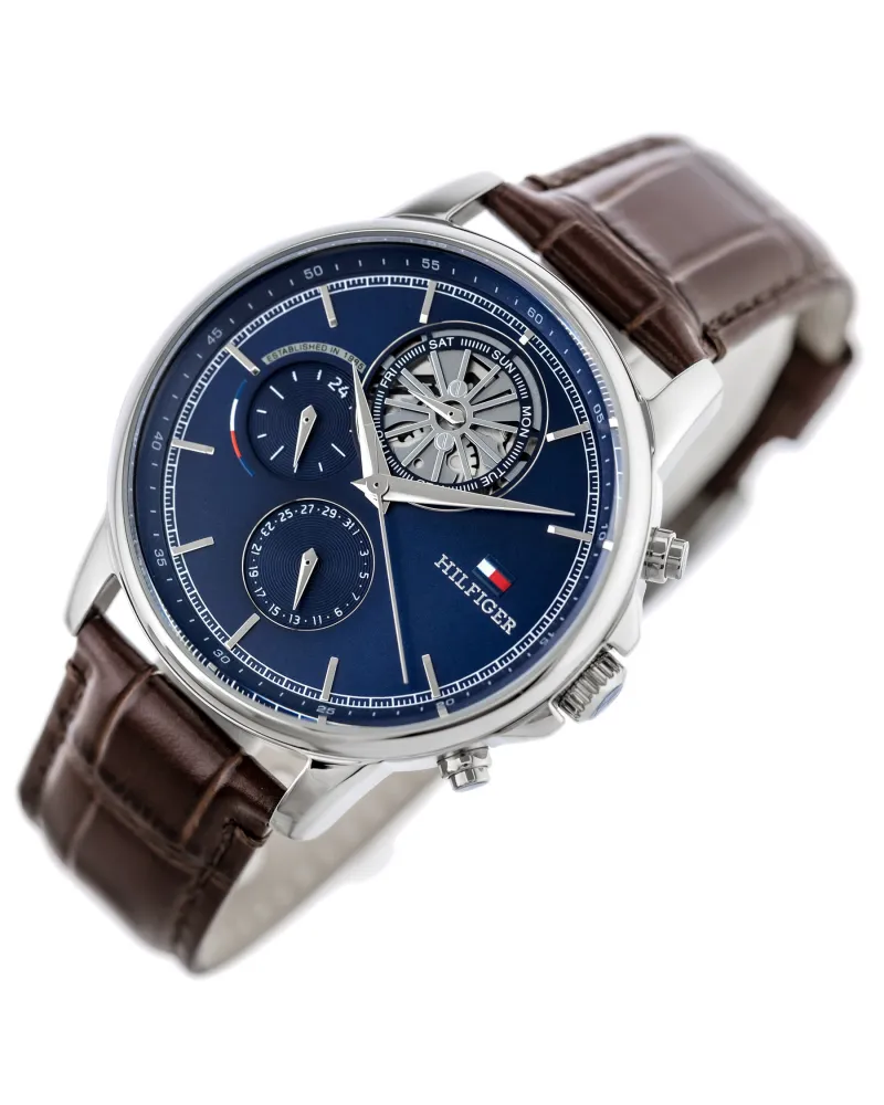 ZEGAREK MĘSKI TOMMY HILFIGER 1710629 Steward Open Heart + BOX ZEGAREK MĘSKI TOMMY HILFIGER 1710629 Steward Open Heart + BOX
