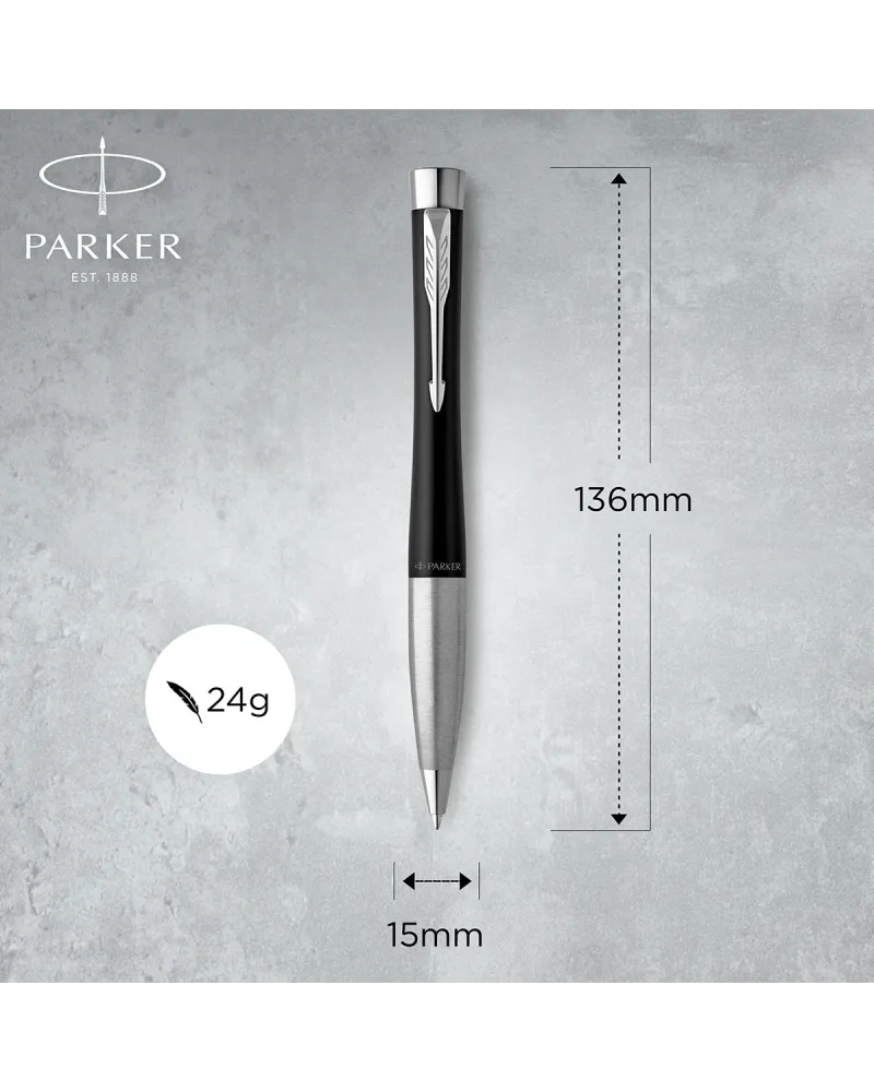 Długopis Parker Urban Czarny Matowy CT w Pudełku z Grawerem (2143639/2)