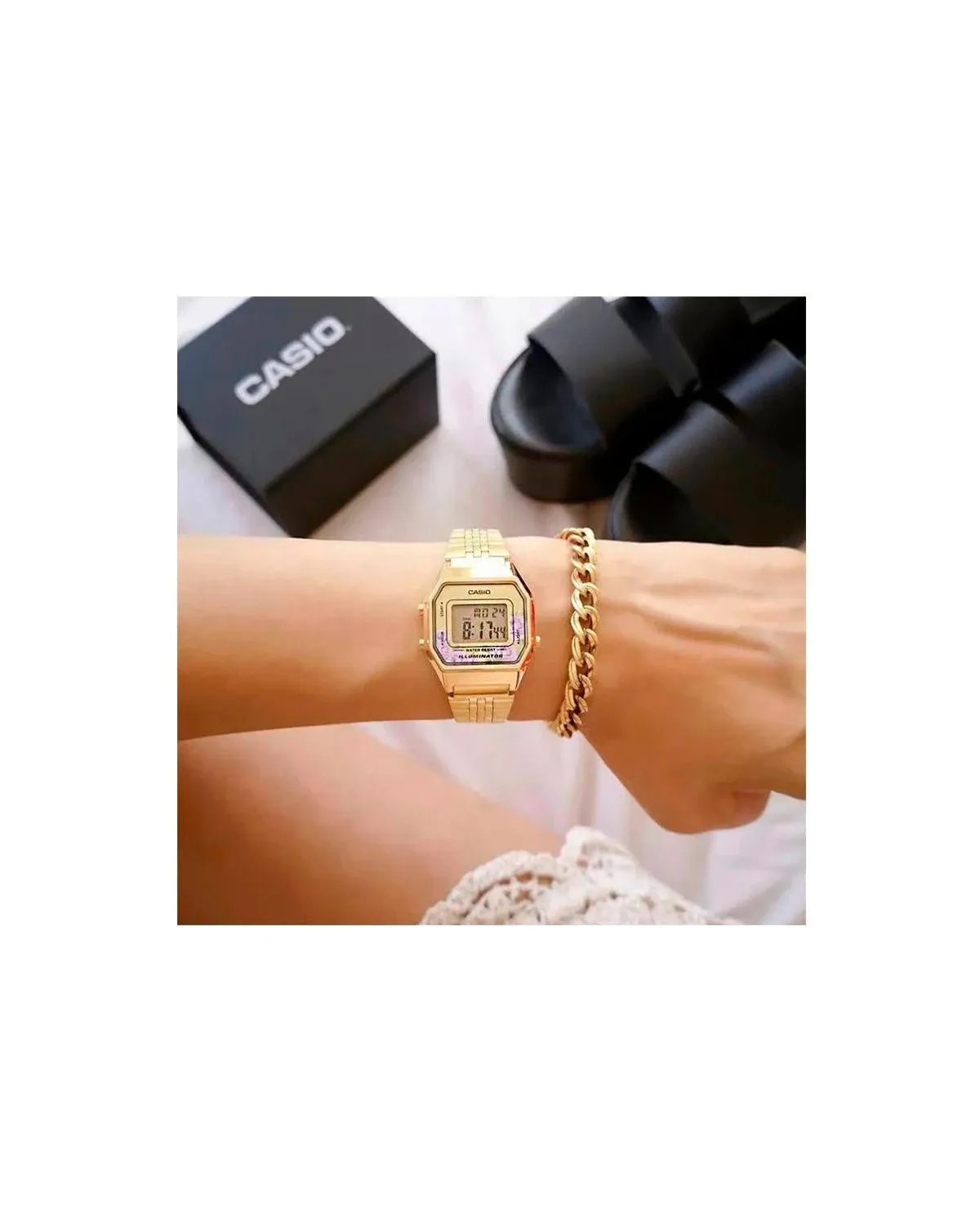 ZEGAREK DAMSKI CASIO LA680WGA-4C (zd631d) + BOX ZEGAREK DAMSKI CASIO LA680WGA-4C (zd631d) + BOX