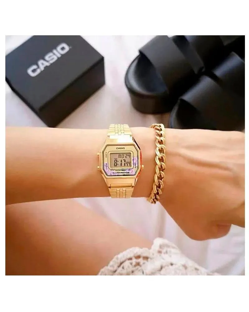 ZEGAREK DAMSKI CASIO LA680WGA-4C (zd631d) + BOX ZEGAREK DAMSKI CASIO LA680WGA-4C (zd631d) + BOX