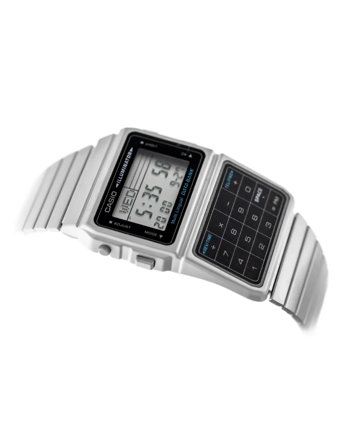 ZEGAREK MĘSKI CASIO VINTAGE DATABANK DBC-611-1D + BOX ZEGAREK MĘSKI CASIO VINTAGE DATABANK DBC-611-1D + BOX
