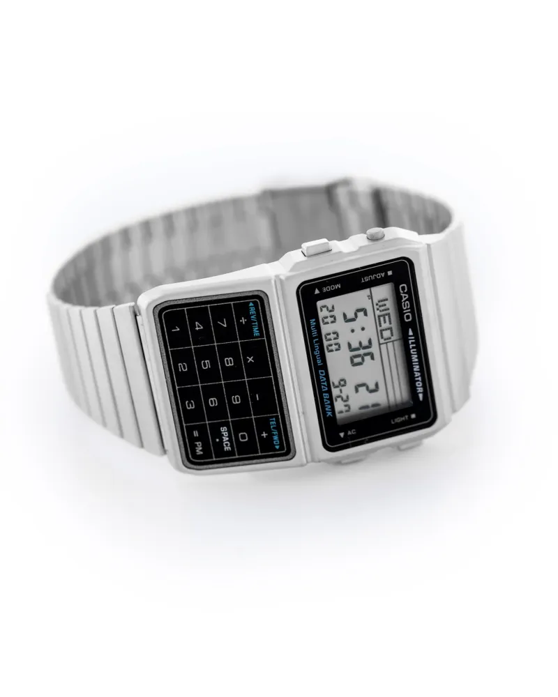 ZEGAREK MĘSKI CASIO VINTAGE DATABANK DBC-611-1D + BOX ZEGAREK MĘSKI CASIO VINTAGE DATABANK DBC-611-1D + BOX