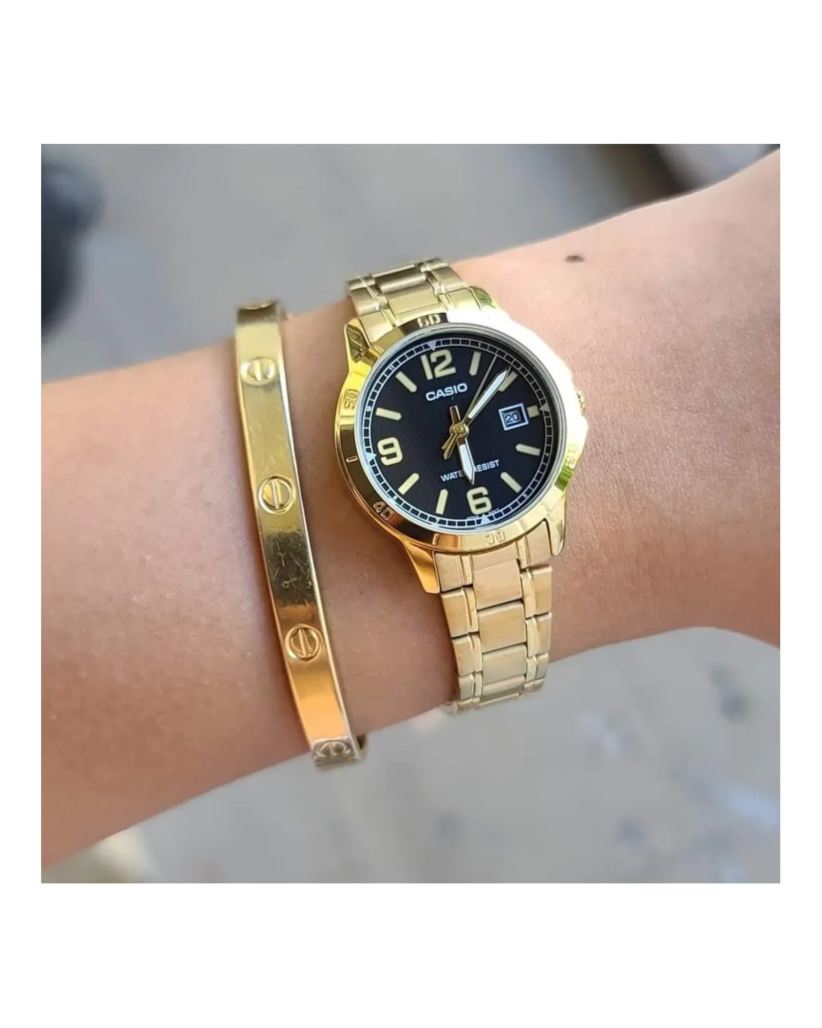 Zegarek damski Casio LTP-V004G-1B (zd642a) + BOX