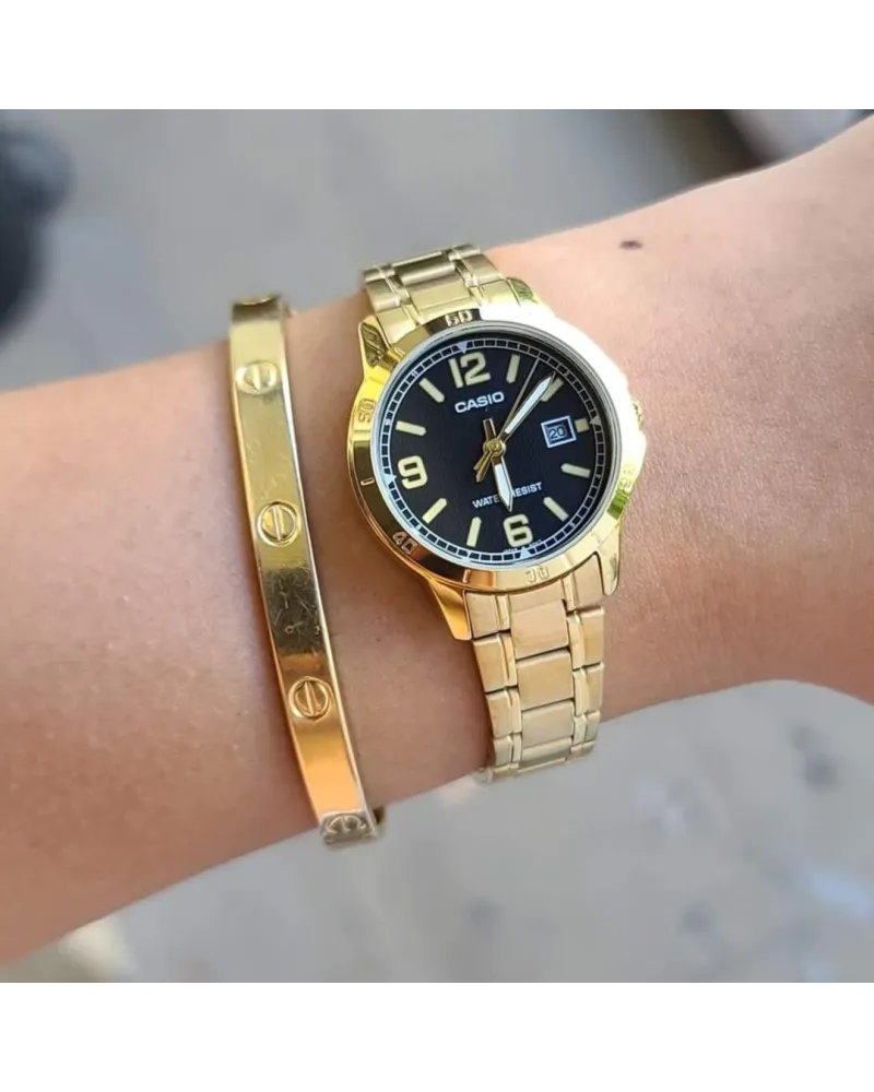 Zegarek damski Casio LTP-V004G-1B (zd642a) + BOX