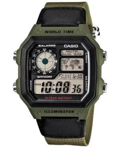 ZEGAREK MĘSKI CASIO AE-1200WHB-3B + BOX
