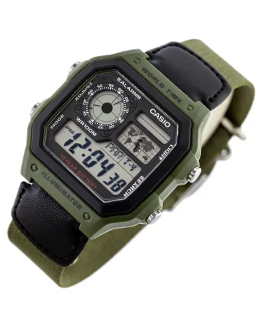 ZEGAREK MĘSKI CASIO AE-1200WHB-3B + BOX