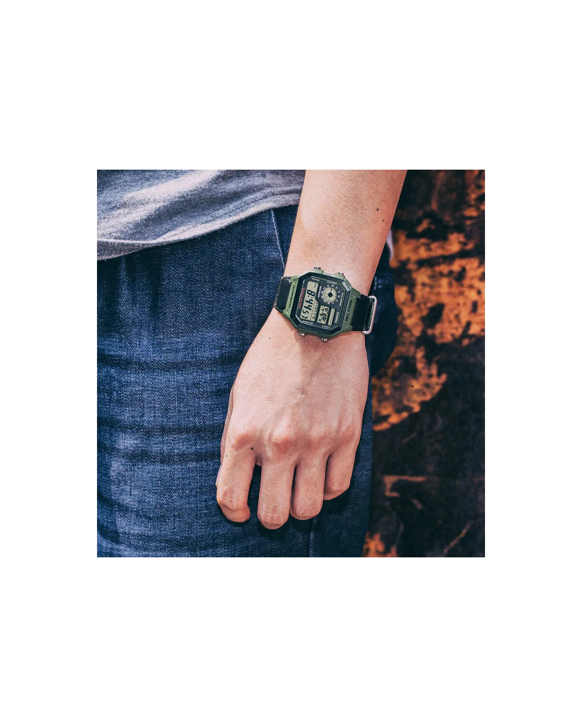 ZEGAREK MĘSKI CASIO AE-1200WHB-3B + BOX ZEGAREK MĘSKI CASIO AE-1200WHB-3B + BOX