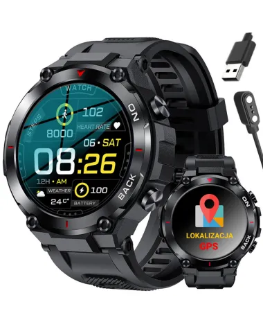 SMARTWATCH MĘSKI GRAVITY GT8-1 - z GPS (sg017a)