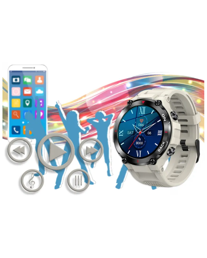 SMARTWATCH MĘSKI GRAVITY GT8-4 - z GPS (sg017d) SMARTWATCH MĘSKI GRAVITY GT8-4 - z GPS (sg017d)